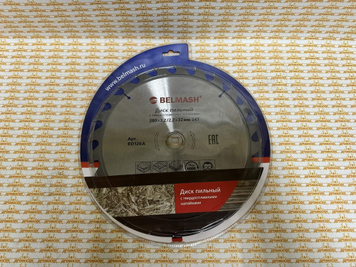 Диск пильный BELMASH 280*3,2/2,2*32/30мм 24Т / RD126A