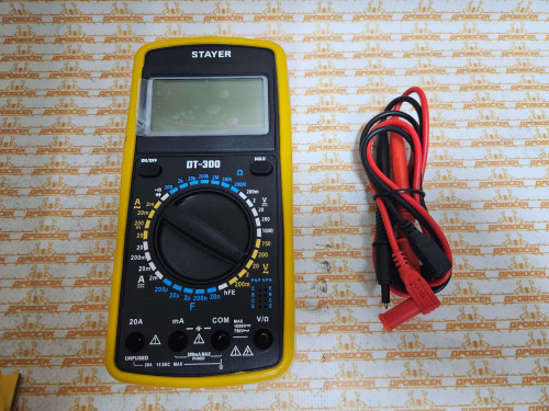 STAYER DT-300 Цифровой мультиметр / 45321