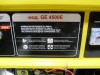 Генератор бензиновый Denzel GE 4500E (4/4,5 кВт, колеса и аккумулятор - доп. опции) / 94683